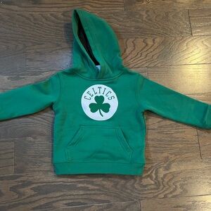 NBA Celtics Green Kids Hoodie Size Small-4